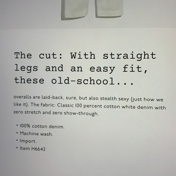 Madewell Straight Leg Overalls XXL - Picture 14 of 15